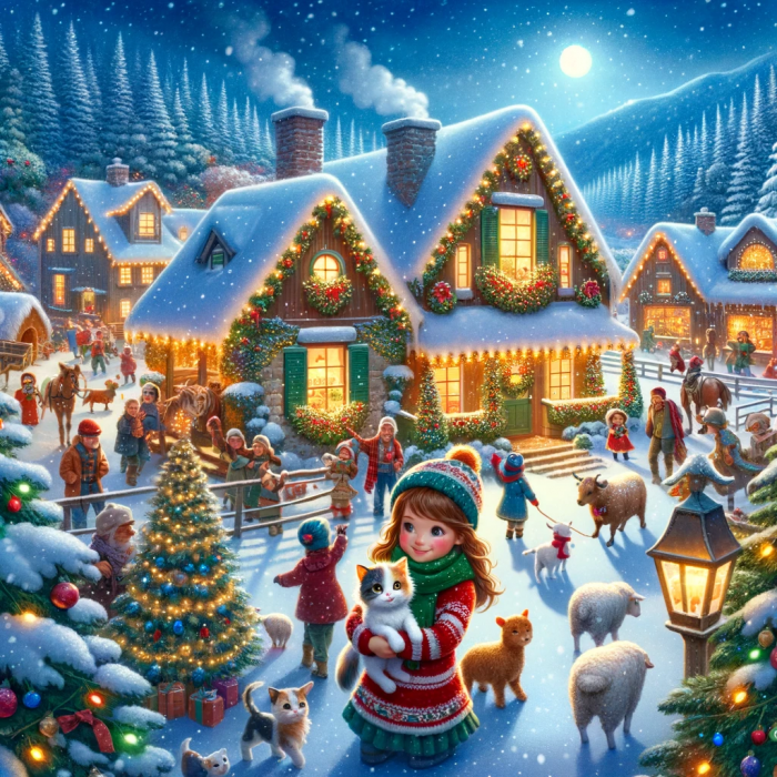 joy's christmas miracle - cartoon like