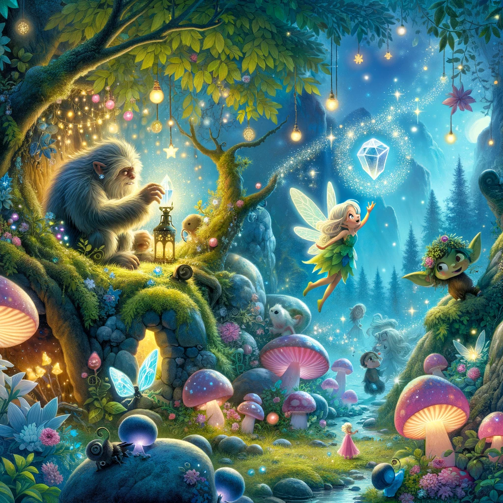 fairy Luna going into Goblin's den